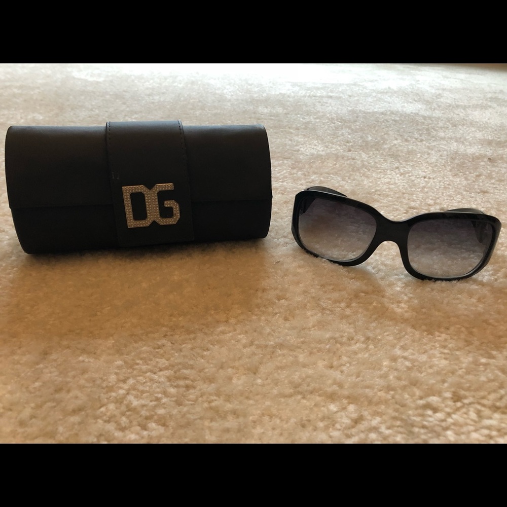 Used Dolce & Gabbana sunglasses with case.